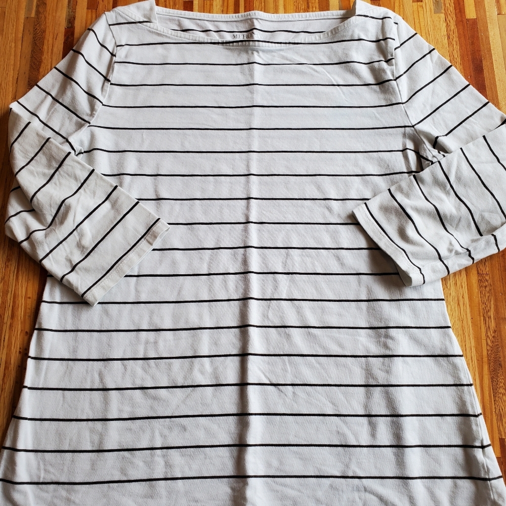 Merona Boat Neck 3\4 Sleeve Top